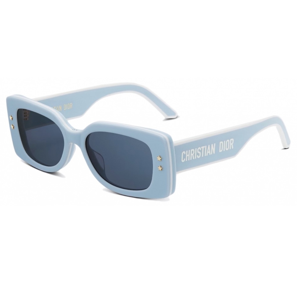 Dior CD40098U Light Blue Square Sunglasses
